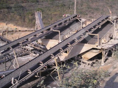 crusher and screening plant used for coal mining belt ...