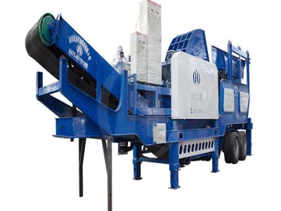 mobile gold crusher and separator